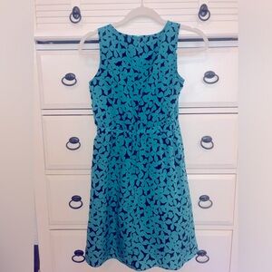 Ann Taylor Loft Blue Summer Dress Size 0
